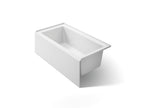 KOHLER K-1957-RA-0 Underscore 60" X 32" Alcove Bath Right Drain - White