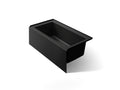 KOHLER K-1957-RA-7 Underscore 60" X 32" Alcove Bath Right Drain - Black Black