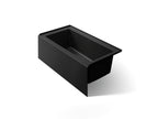 KOHLER K-1957-RA-7 Underscore 60" X 32" Alcove Bath Right Drain - Black Black