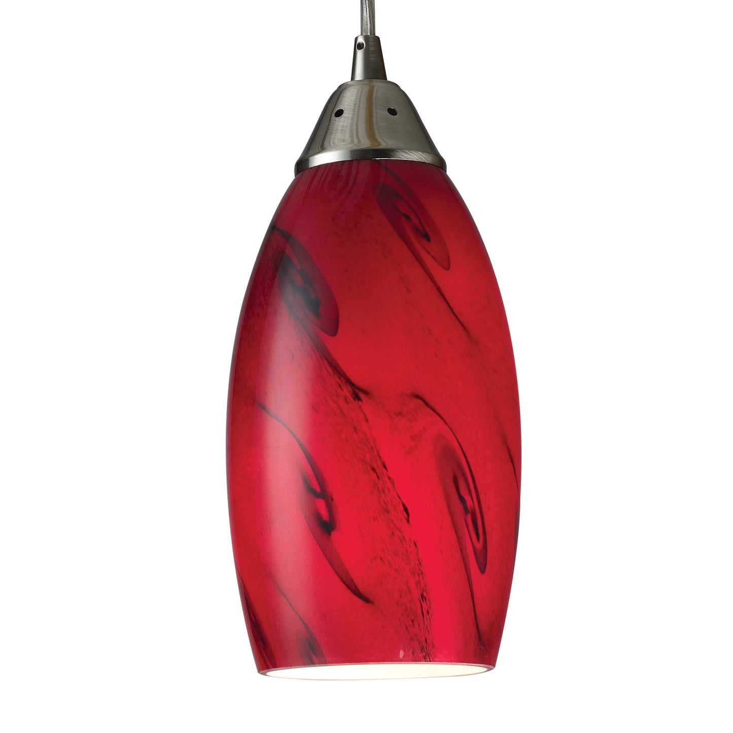 ELK SHOWROOM 20001/1RG Galaxy 5'' Wide 1-Light Pendant - Satin Nickel