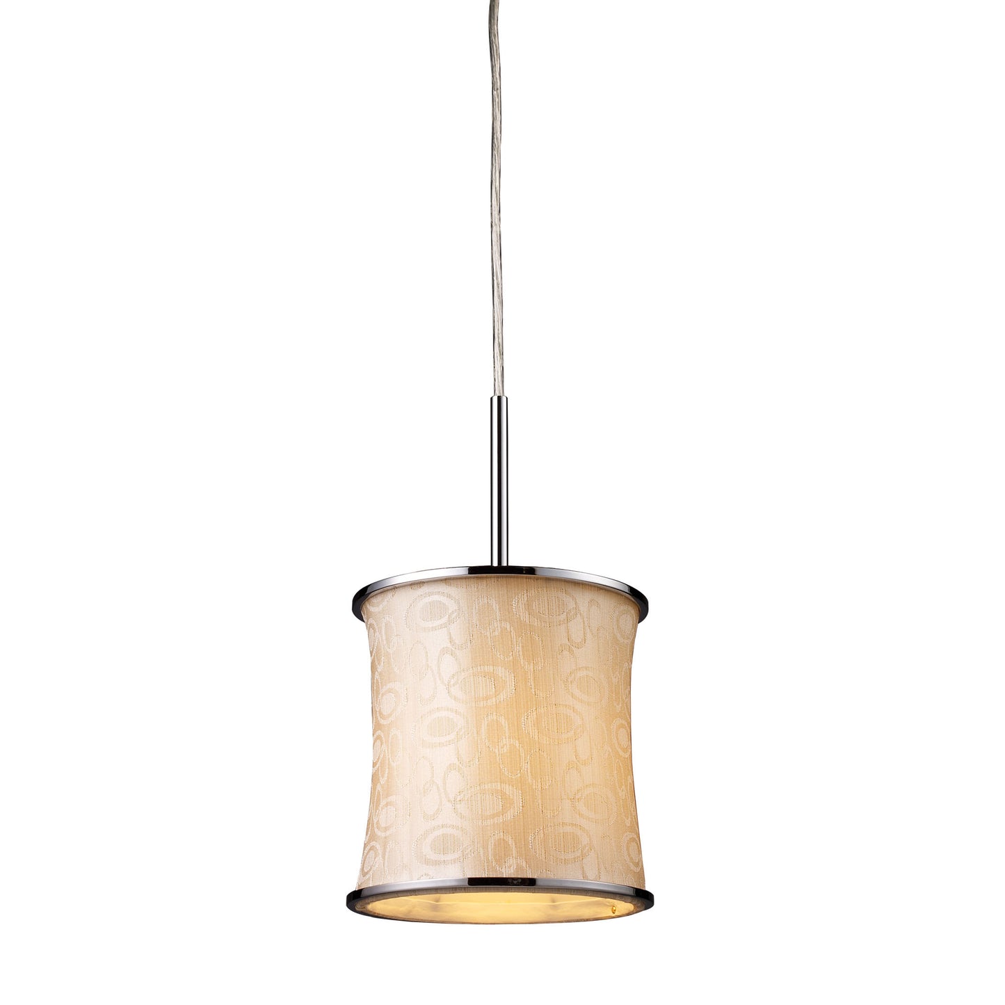 ELK SHOWROOM 20024/1 Fabrique 8'' Wide 1-Light Mini Pendant - Polished Chrome