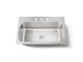 KOHLER K-20060-3-NA Verse 33" Top-Mount Single-Bowl Kitchen Sink - Stainless Steel