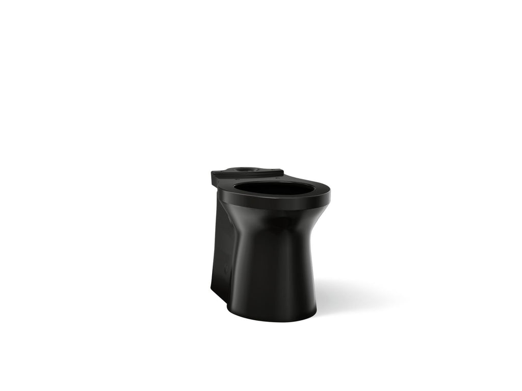 KOHLER K-20148-7 Betello Elongated Toilet Bowl With Skirted Trapway - Black Black