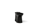 KOHLER K-20148-7 Betello Elongated Toilet Bowl With Skirted Trapway - Black Black