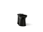 KOHLER K-20148-7 Betello Elongated Toilet Bowl With Skirted Trapway - Black Black