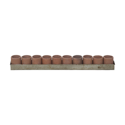 ELK SIGNATURE 2015517 Terra Cotta Tea Light Ring