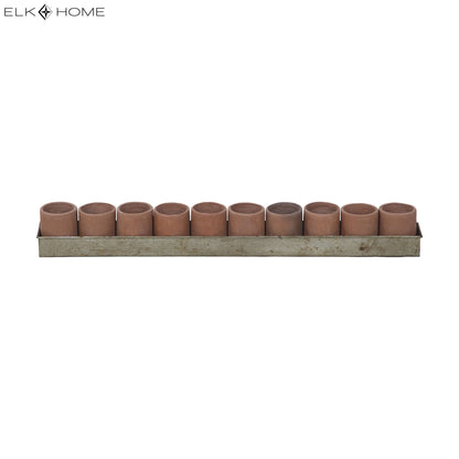 ELK SIGNATURE 2015517 Terra Cotta Tea Light Ring