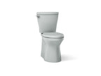 KOHLER K-20197-95 Betello Two-Piece Elongated Toilet With Skirted Trapway, 1.28 Gpf - Ice Grey