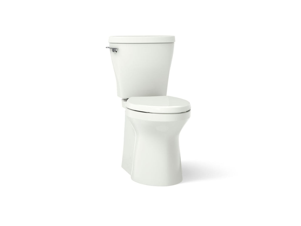 KOHLER K-20197-NY Betello Two-Piece Elongated Toilet With Skirted Trapway, 1.28 Gpf - Dune