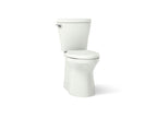 KOHLER K-20197-NY Betello Two-Piece Elongated Toilet With Skirted Trapway, 1.28 Gpf - Dune