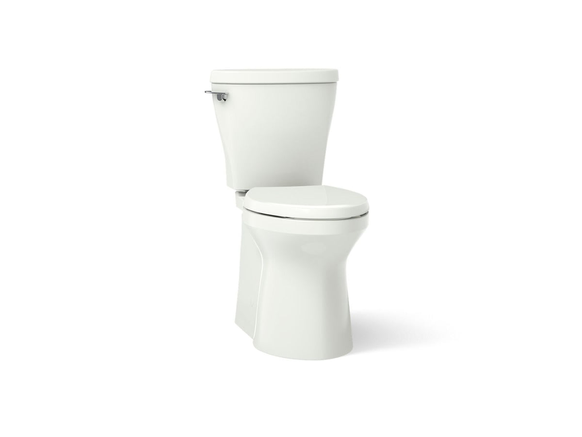KOHLER K-20197-NY Betello Two-Piece Elongated Toilet With Skirted Trapway, 1.28 Gpf - Dune