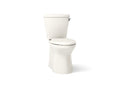 KOHLER K-20197-RA-96 Betello Two-Piece Elongated Toilet With Skirted Trapway, 1.28 Gpf - Biscuit