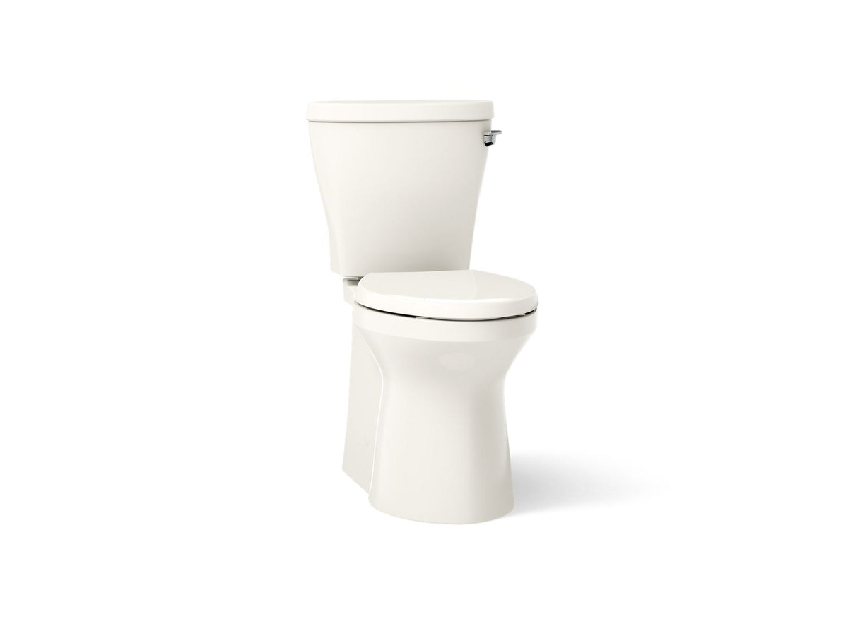 KOHLER K-20197-RA-96 Betello Two-Piece Elongated Toilet With Skirted Trapway, 1.28 Gpf - Biscuit