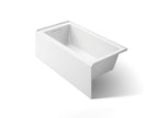 KOHLER K-20201-LA-0 Underscore 60" X 30" Alcove Bath With Integral Apron, Integral Flange, And Left-Hand Drain - White