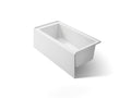 KOHLER K-20201-RA-0 Underscore 60" X 30" Alcove Bath, Right Drain - White