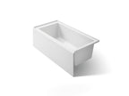 KOHLER K-20201-RA-0 Underscore 60" X 30" Alcove Bath, Right Drain - White