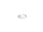 KOHLER K-20211-0 Iron Plains 12" Round Drop-In/Undermount/Vessel Bathroom Sink - White