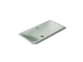 KOHLER K-20212-PAG-42 Iron Plains 30" Rectangular Drop-In / Undermount / Vessel Bathroom Sink - Aspen Exterior With Aspen Interior