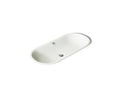 KOHLER K-20213-NY Iron Plains 33" Oval Drop-In/Undermount Bathroom Sink - Dune