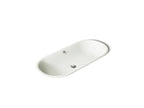 KOHLER K-20213-NY Iron Plains 33" Oval Drop-In/Undermount Bathroom Sink - Dune