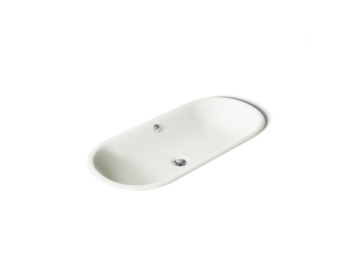 KOHLER K-20213-NY Iron Plains 33" Oval Drop-In/Undermount Bathroom Sink - Dune