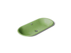 KOHLER K-20213-PFG-34 Iron Plains 33" Oval Drop-In / Undermount / Vessel Bathroom Sink - Fresh Green Exterior With Fresh Green Interior