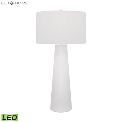 ELK SIGNATURE 203-LED Obelisk 36'' High 1-Light Table Lamp - White