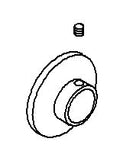KOHLER Escutcheon W/Screw - Vibrant French Gold, K-20345-AF