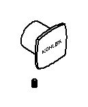 KOHLER Knob Assembly - Polished Chrome, K-20364-CP