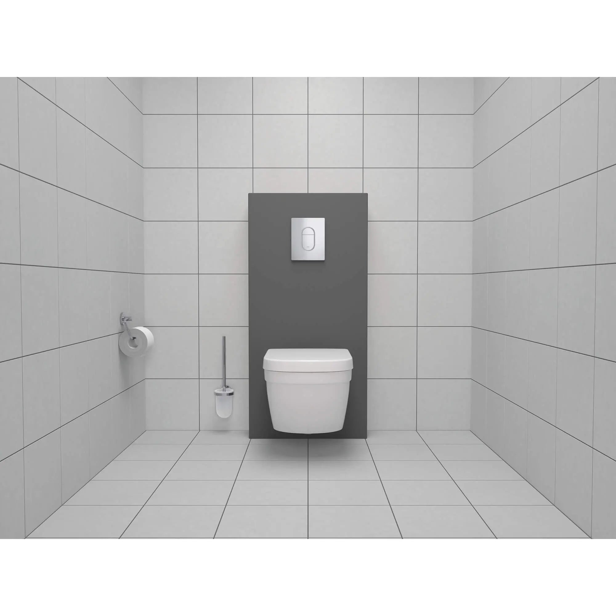 GROHE 40374001 Essentials Toilet Brush Set - Chrome