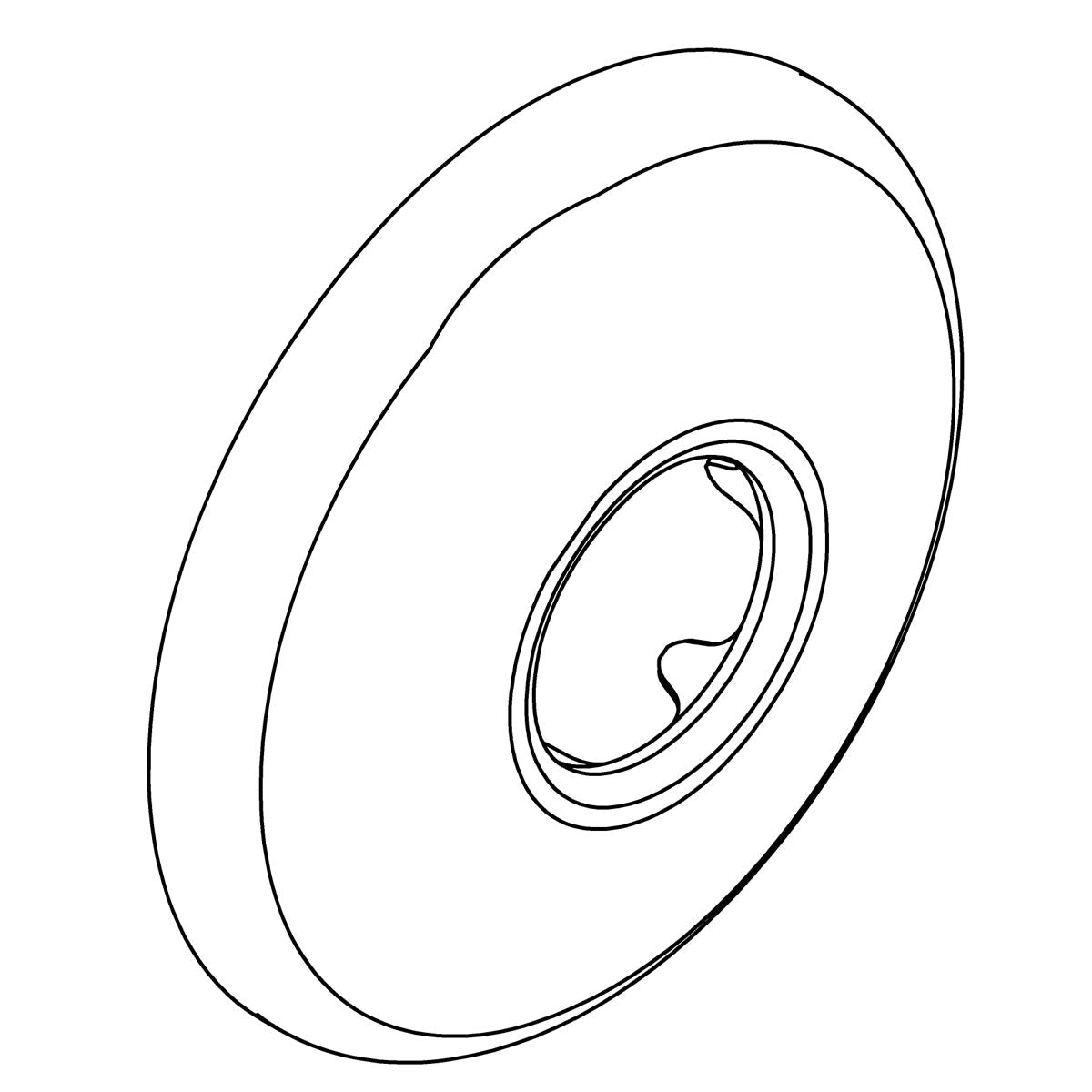 KOHLER Flange, Shower Arm - Vibrant Brushed Nickel, K-20429-BN