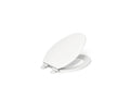 KOHLER K-20454-0 Ridgewood Quiet-Close Elongated Toilet Seat - White
