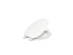 KOHLER K-20454-0 Ridgewood Quiet-Close Elongated Toilet Seat - White