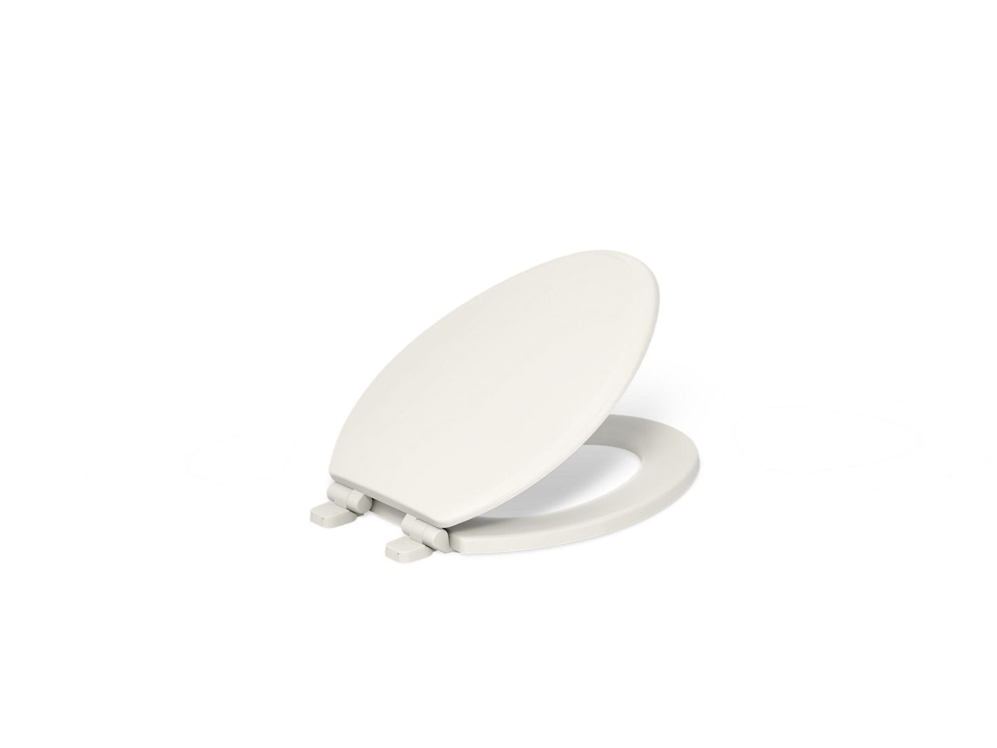 KOHLER K-20454-96 Ridgewood Quiet-Close elongated toilet seat - Biscuit