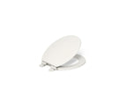 KOHLER K-20455-96 Ridgewood Quiet-Close Round-Front Toilet Seat - Biscuit