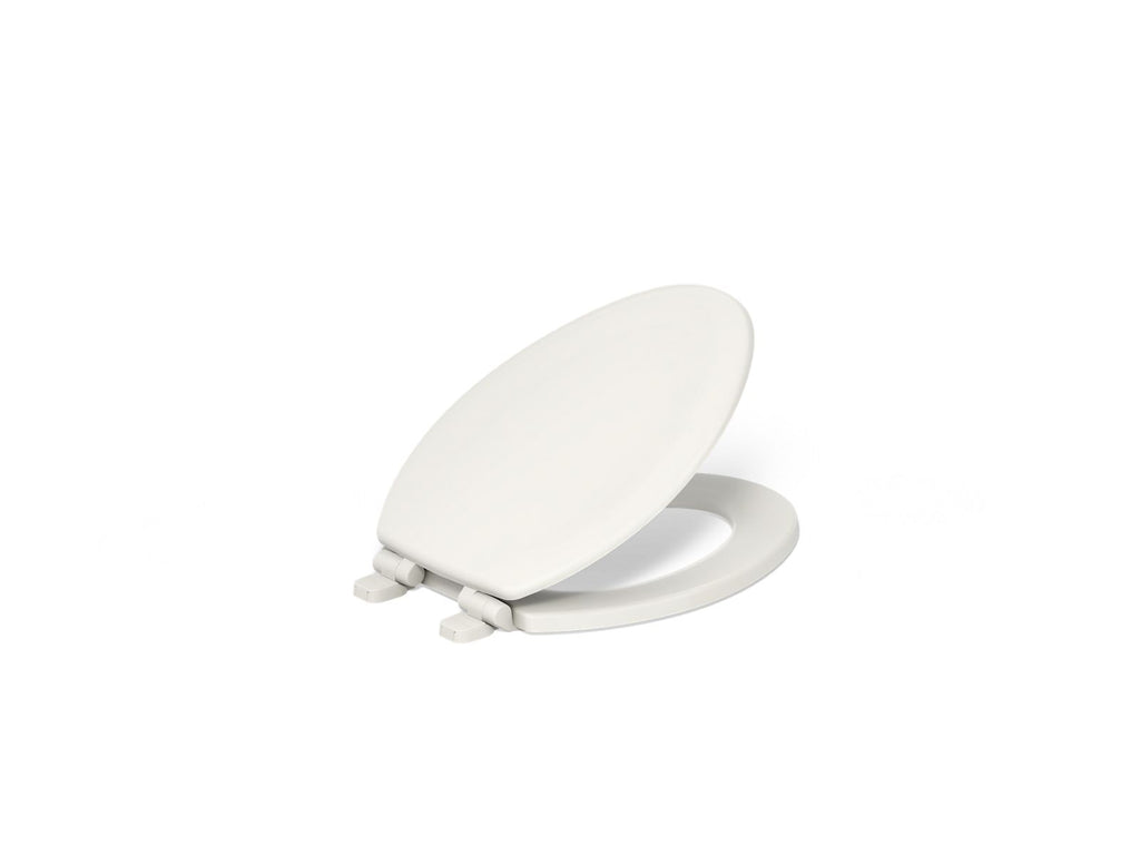 KOHLER K-20466-96 Stonewood Quiet-Close Elongated Toilet Seat - Biscuit