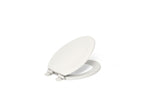 KOHLER K-20466-96 Stonewood Quiet-Close Elongated Toilet Seat - Biscuit
