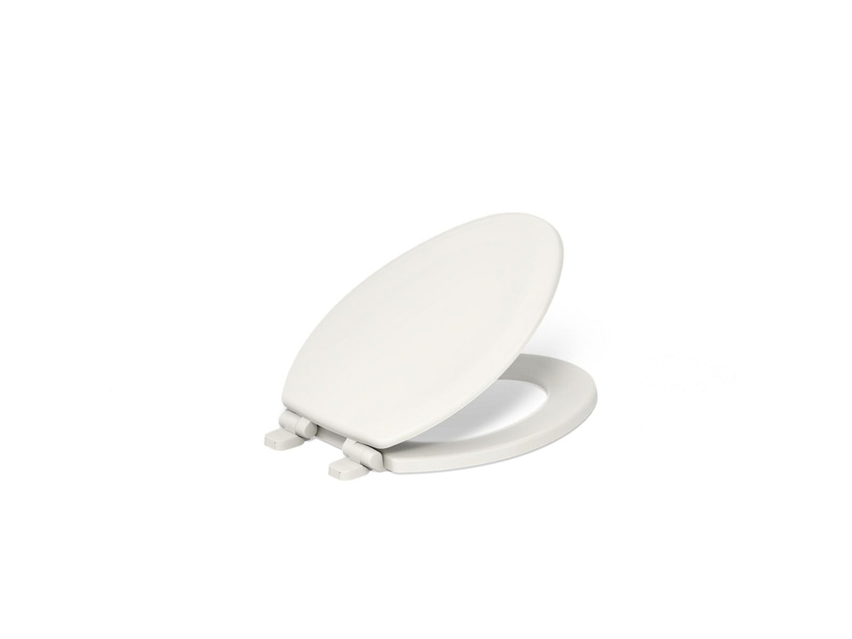 KOHLER K-20466-96 Stonewood Quiet-Close Elongated Toilet Seat - Biscuit