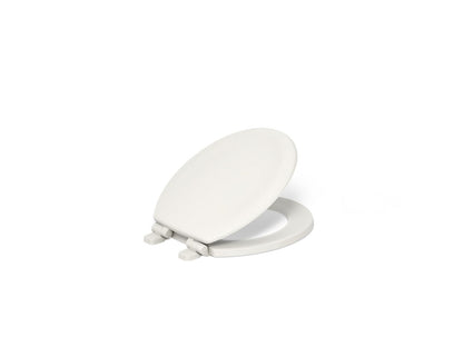 KOHLER K-20467-96 Stonewood Quiet-Close round-front toilet seat - Biscuit