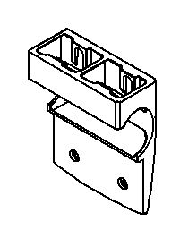 KOHLER 23 Sldr - Top Roller Back Plate, K-206031