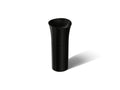 KOHLER K-20701-7 Veil 16" Round Pedestal Bathroom Sink - Black Black