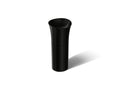 KOHLER K-20701-N-7 Veil 16" Pedestal Bathroom Sink, No Overflow - Black Black