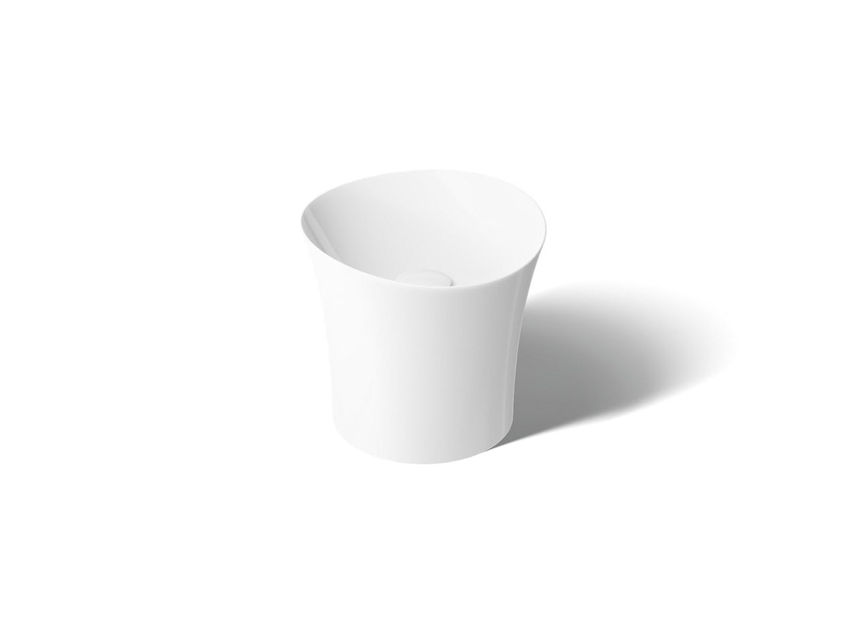 KOHLER K-20703-N-0 Veil 16" Round Vessel Bathroom Sink Or Pedestal Sink Basin, No Overflow - White