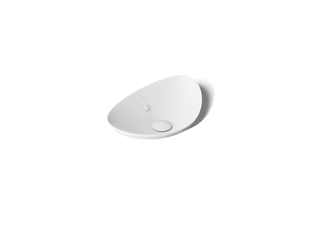 KOHLER K-20704-0 Veil 21" Oval Vessel Bathroom Sink - White