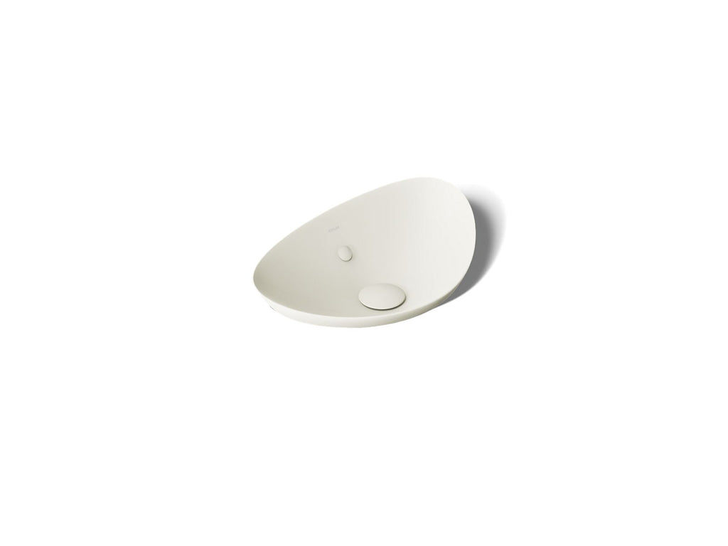 KOHLER K-20704-96 Veil 21" Oval Vessel Bathroom Sink - Biscuit