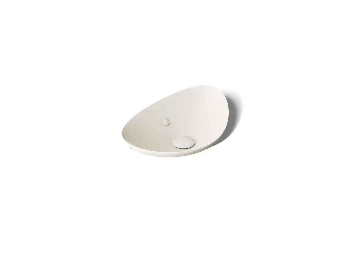 KOHLER K-20704-96 Veil 21" Oval Vessel Bathroom Sink - Biscuit