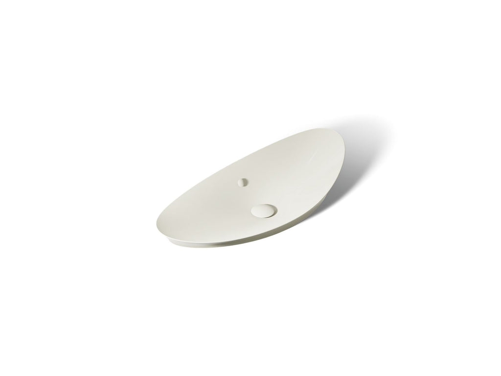 KOHLER K-20705-96 Veil 38-1/2" Oval Vessel Bathroom Sink - Biscuit