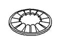 KOHLER Washer, Lock, .87 X 1.75 X .155, K-20776