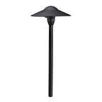 KICHLER 15310BKT 8" Dome 12V Path Light Textured Black