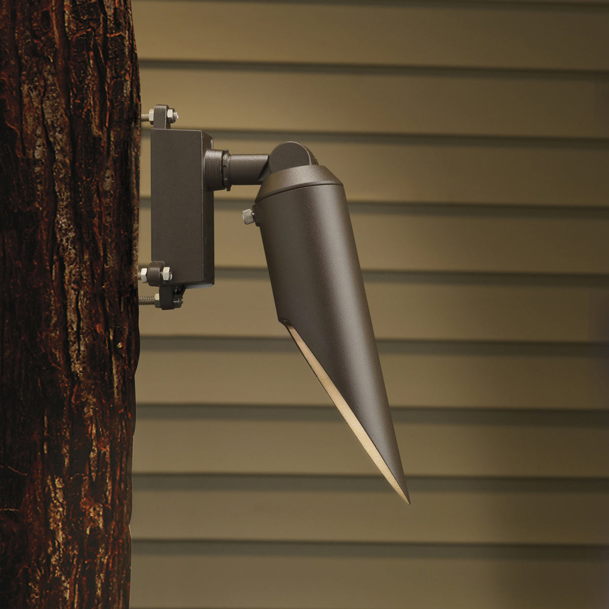 KICHLER 15494AZT 12V Long Cowl Mini Downlight Textured Architectural Bronze